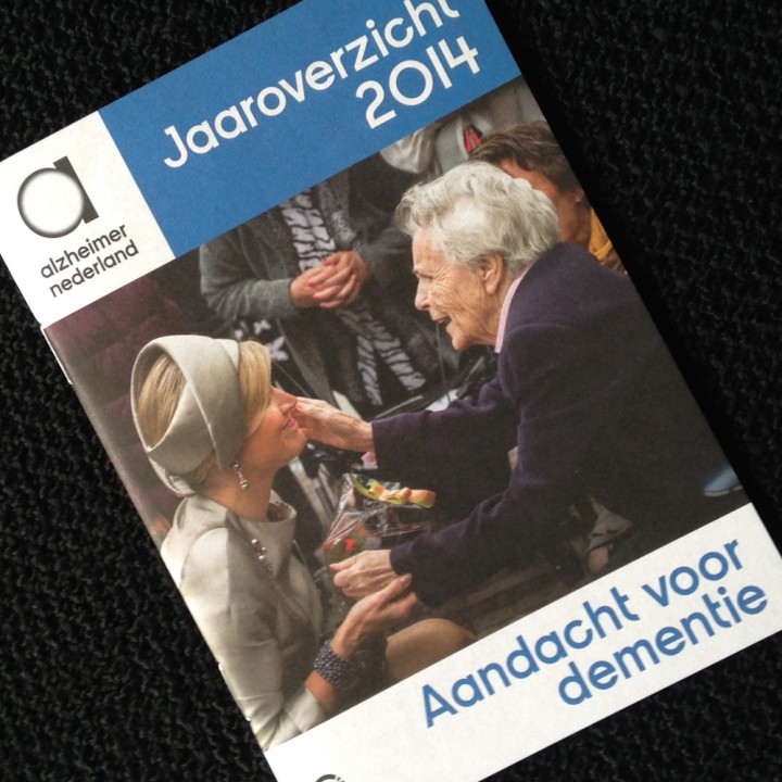 Verkort jaarverslag voor Alzheimer Nederland